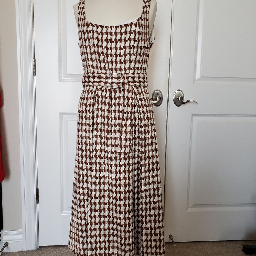Karen Millen checker dress BNWT size 10